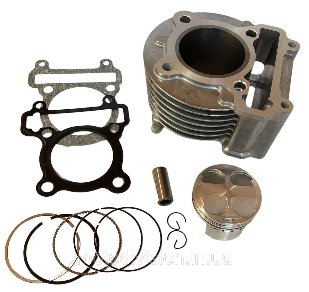 ЦПГ, циліндр, поршнева 4Т 4V 155cc Yamaha Cygnus, Zuma, BWS, X-Over, Flame - Зображення 2