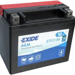Акумулятор 12V12A EXIDE YTX12-BS = ETX12-BS 12 (12 вольт 12 ампер)