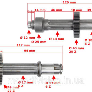 Коробка передач кпп  на квадроцикл 110-125сс автомат