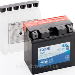 Акумулятор 12V7A EXIDE ETZ7-BS = YTZ7-BS (12 вольт 7 ампер)