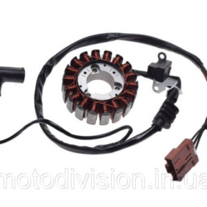 Статор генератора 4Т Piaggio 125-250-300cc Beverly, X9, Malamuti Madison, Aprilia Scarabeo, Sportcity