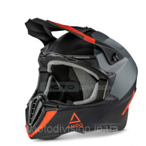 Шолом кроссовий/ендуро Amoq Black/Gray/Red