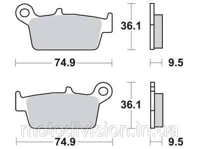 Гальмівні колодки Honda, Kawasaki, Yamaha 125-500cc