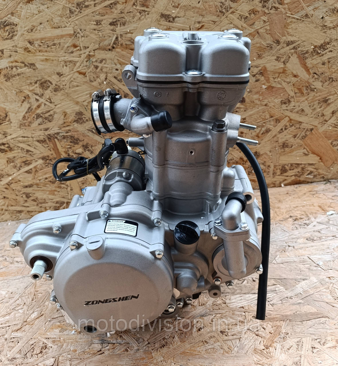 Двигун Zongshen NC300S 182MN 300cc 4 клапана, 2 розпредвала - Зображення 2