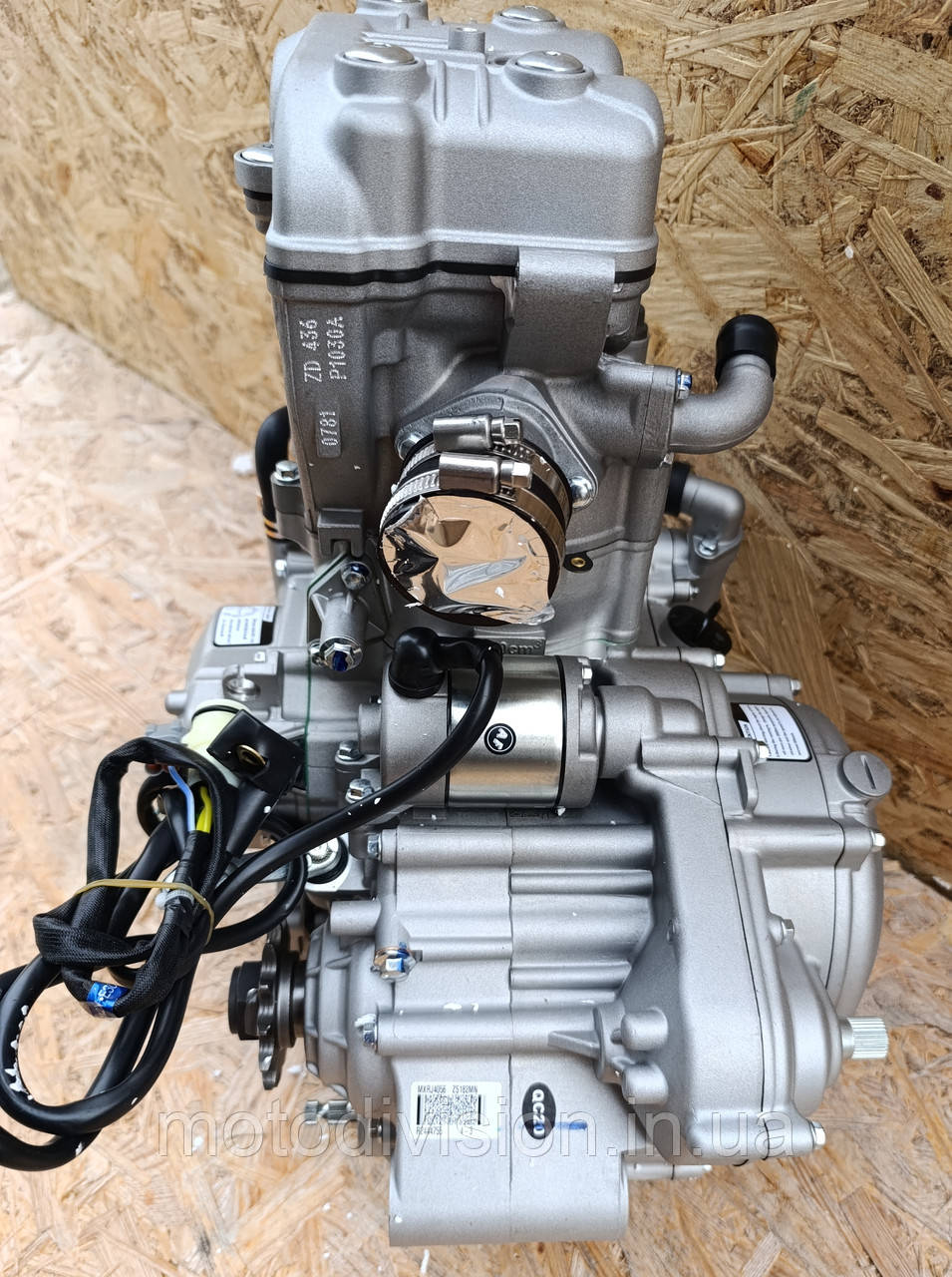 Двигун Zongshen NC300S 182MN 300cc 4 клапана, 2 розпредвала - Зображення 4