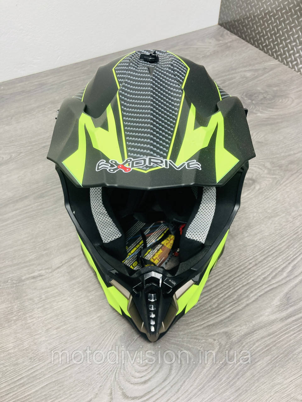 Шолом кроссовий/ендуро Dazing Green Black Matt розмер L (59-60 см) - Зображення 4