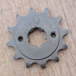 Зірка передня 520-12Т 166FMM CB250 (шліц 5мм) Tekken, Terrax, CR6, CR4, Loncin